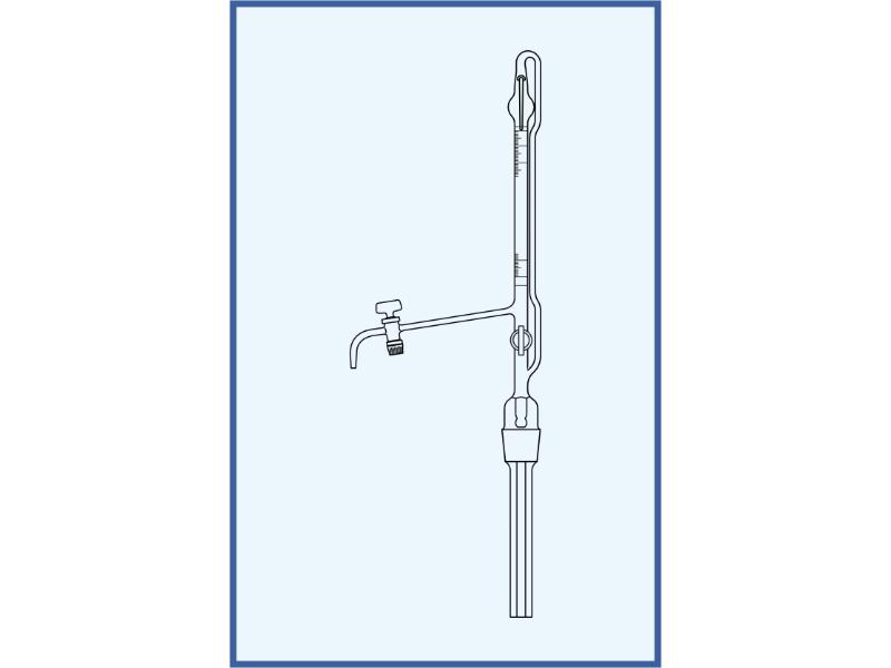 Byreta automatická 10ml, Schell. pruh, delenie 0,05ml, 1581/AS-S-O, BP