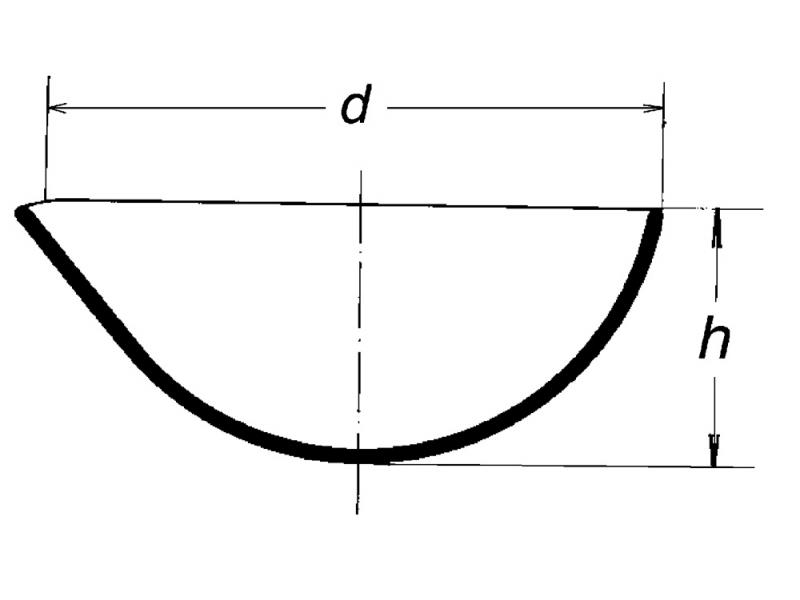 Miska odparovacia 177/90 ml Ø 85x39mm, guľaté dno, s výlevkou