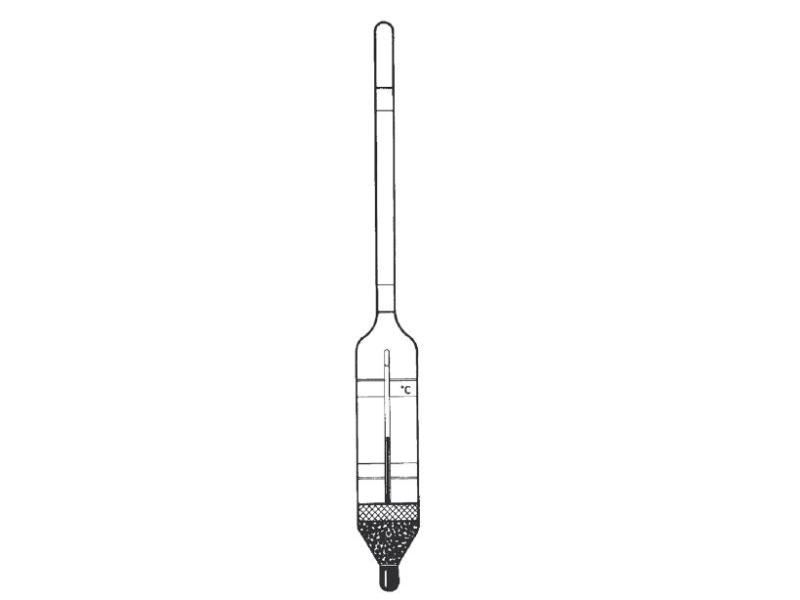 Hustomer prevádzkový 800-1000 kg/m3 s teplomerom