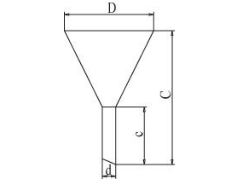 Lievik nerez s držadlom Ø 150 mm, H=190 mm