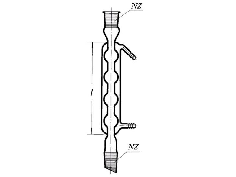 Chladič guličkový Allihna 160mm 2xNZ 14/23, 8257