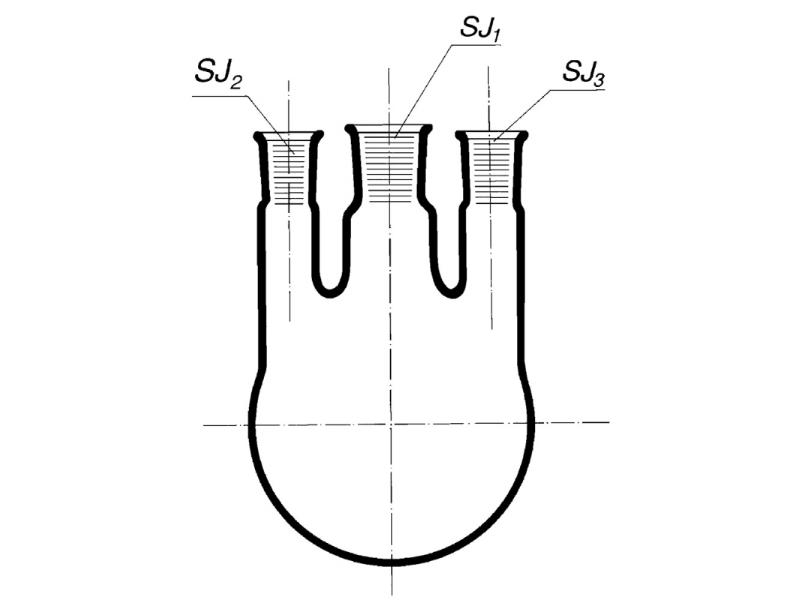 Banka destilačná 8016/ 6000ml 3xNZ