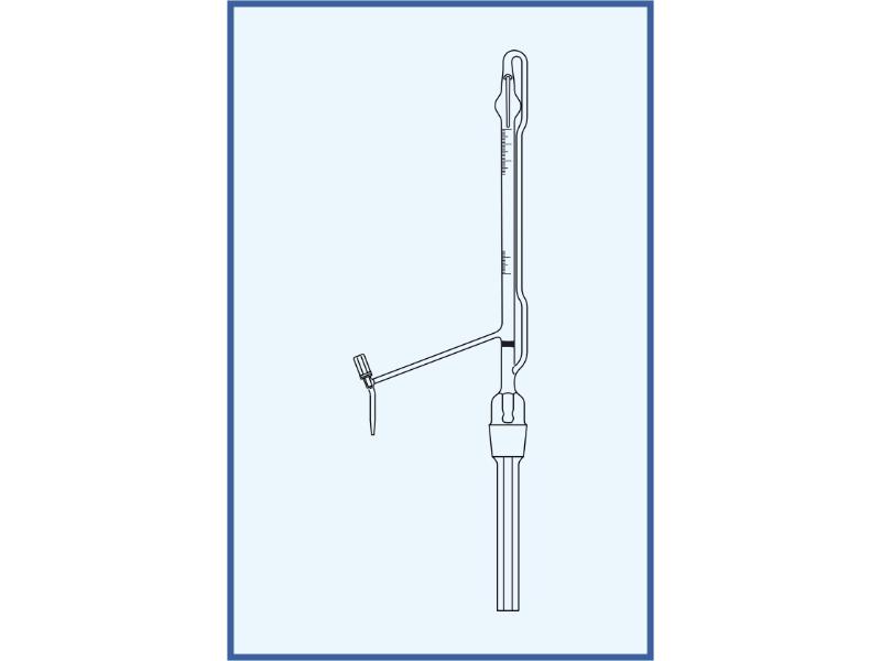 Byreta automatická tef.ventil 10ml:0,1, 1580/BTV/BP