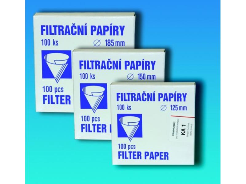 Papier filtračný KA 4 Ø 125 mm, bal=100 ks