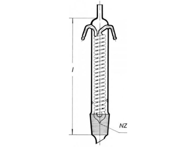 Chladič špirálový Dimrotha extr.100ml, 300mm, NZ45/40, 8282