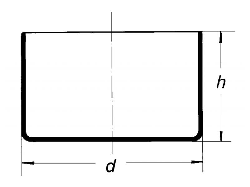 Miska kryštalizačná 174/1600ml bez výlevky, Ø 190 x 90mm