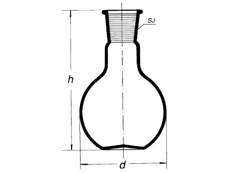 Banka ploché dno NZ29/32 2000ml, 8003