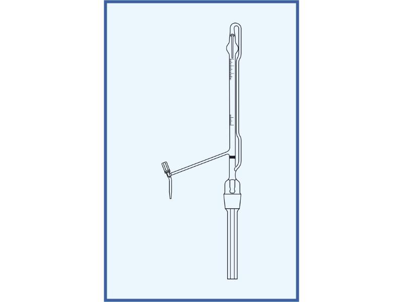 Byreta automatická tef.ventil 25ml:0,05, 1580/BTV/BP