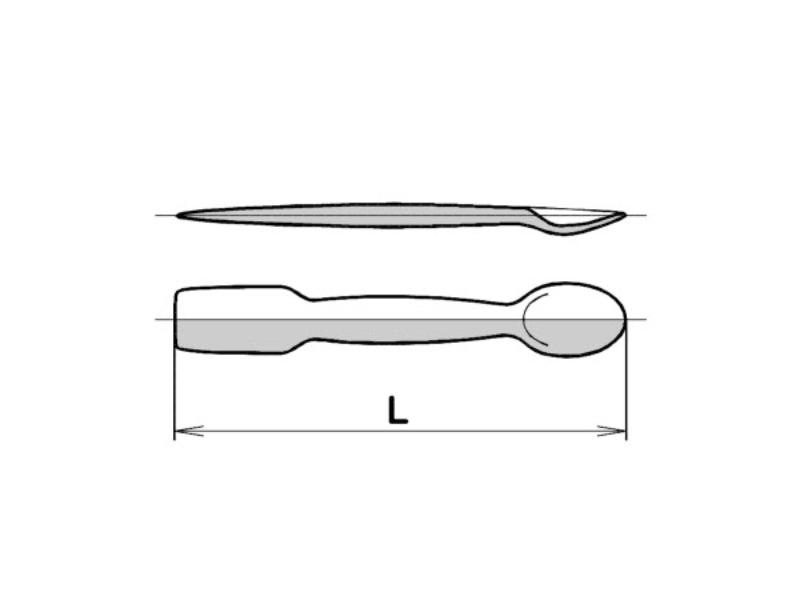 Kopistka s lyžicou 187 mm, 218/2