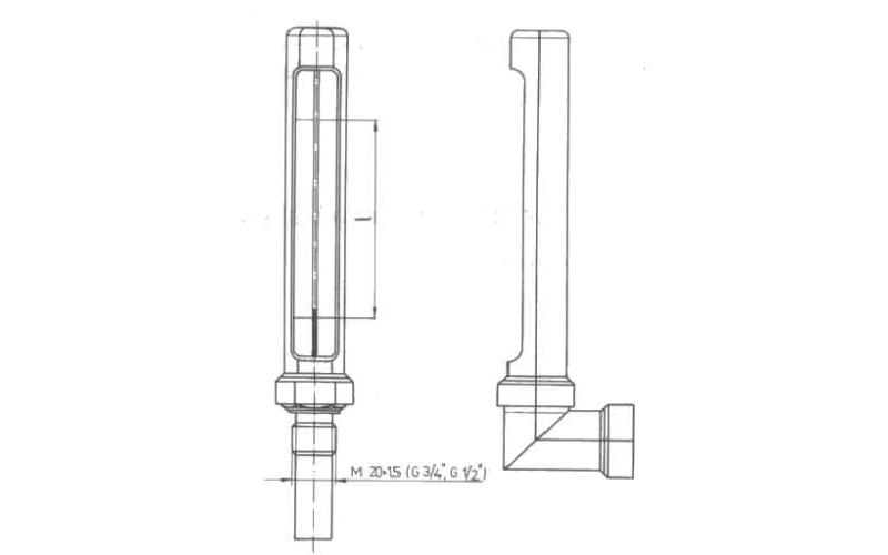 Teplomery typ 240 Priame