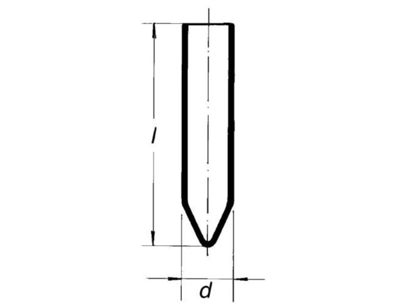 Skúmavka centrifugačná Ø 17x98x1,8mm, RO, kónické dno, 2801